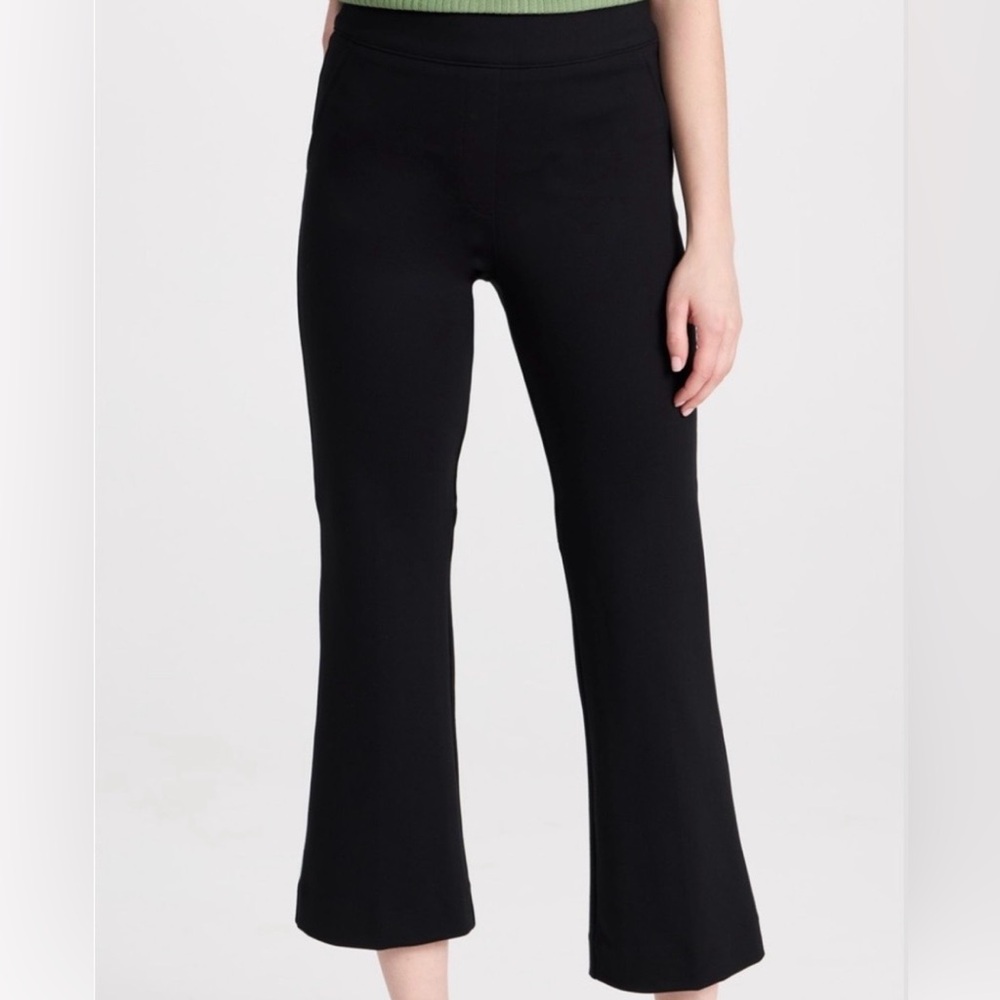 SPANX Black Polished Kick Flare Pants petite XL NWT